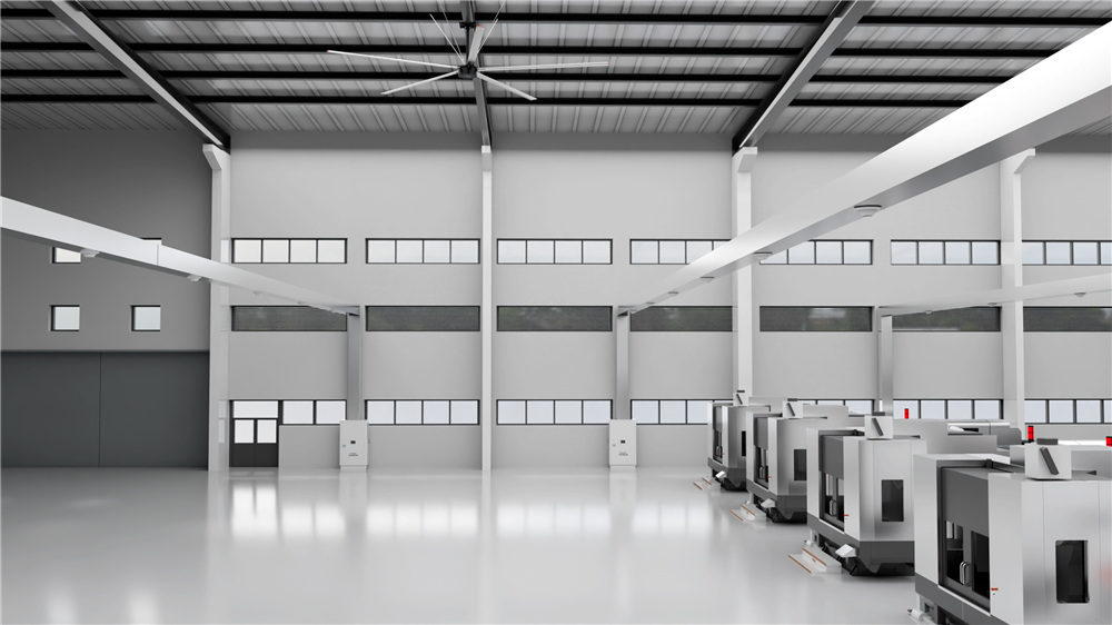 工业风扇与工业空调整体安装案例